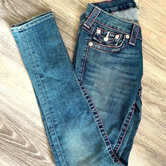 Original True Religion Denim pink stitching 26 - Picture 6 of 10